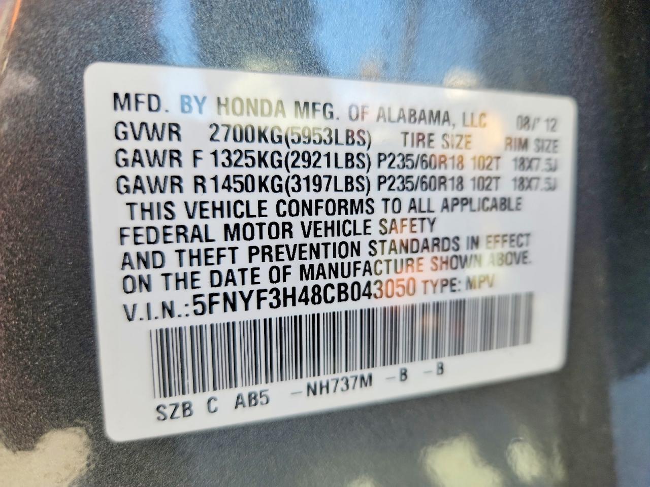 Honda Pilot Ex