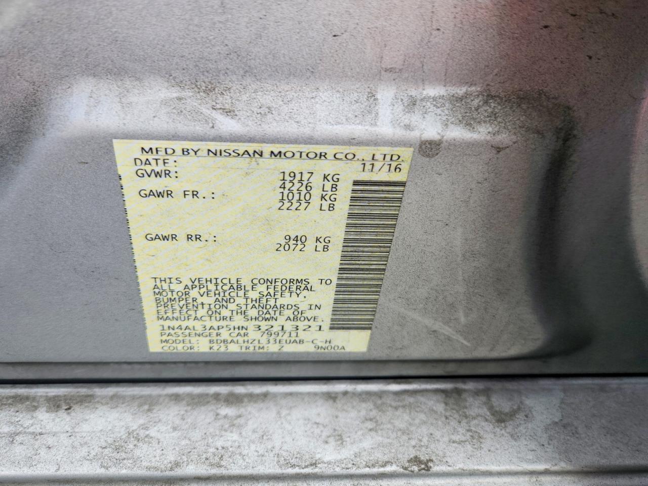 Nissan Altima 2.5 Sr