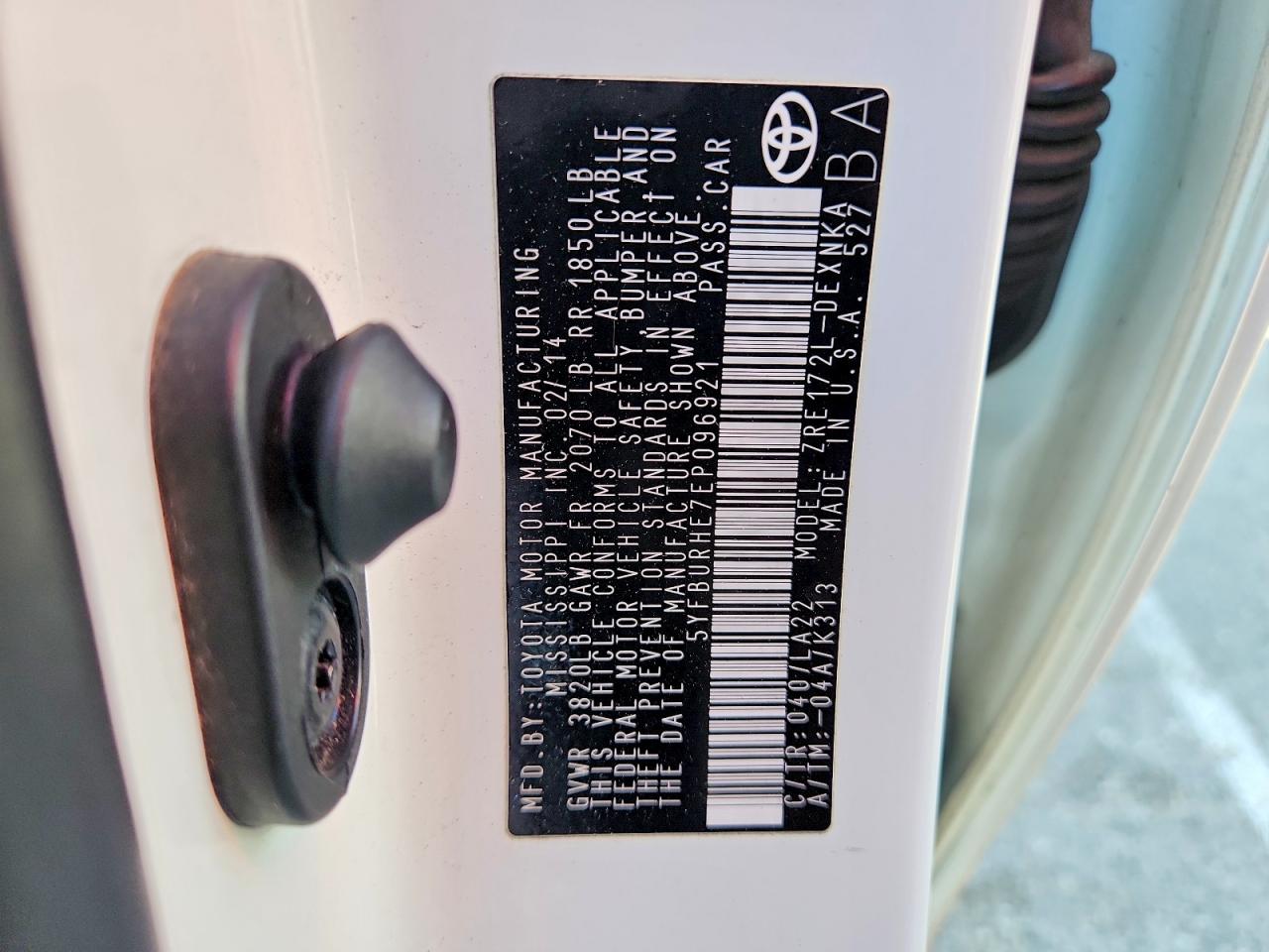Toyota Corolla Le Premium