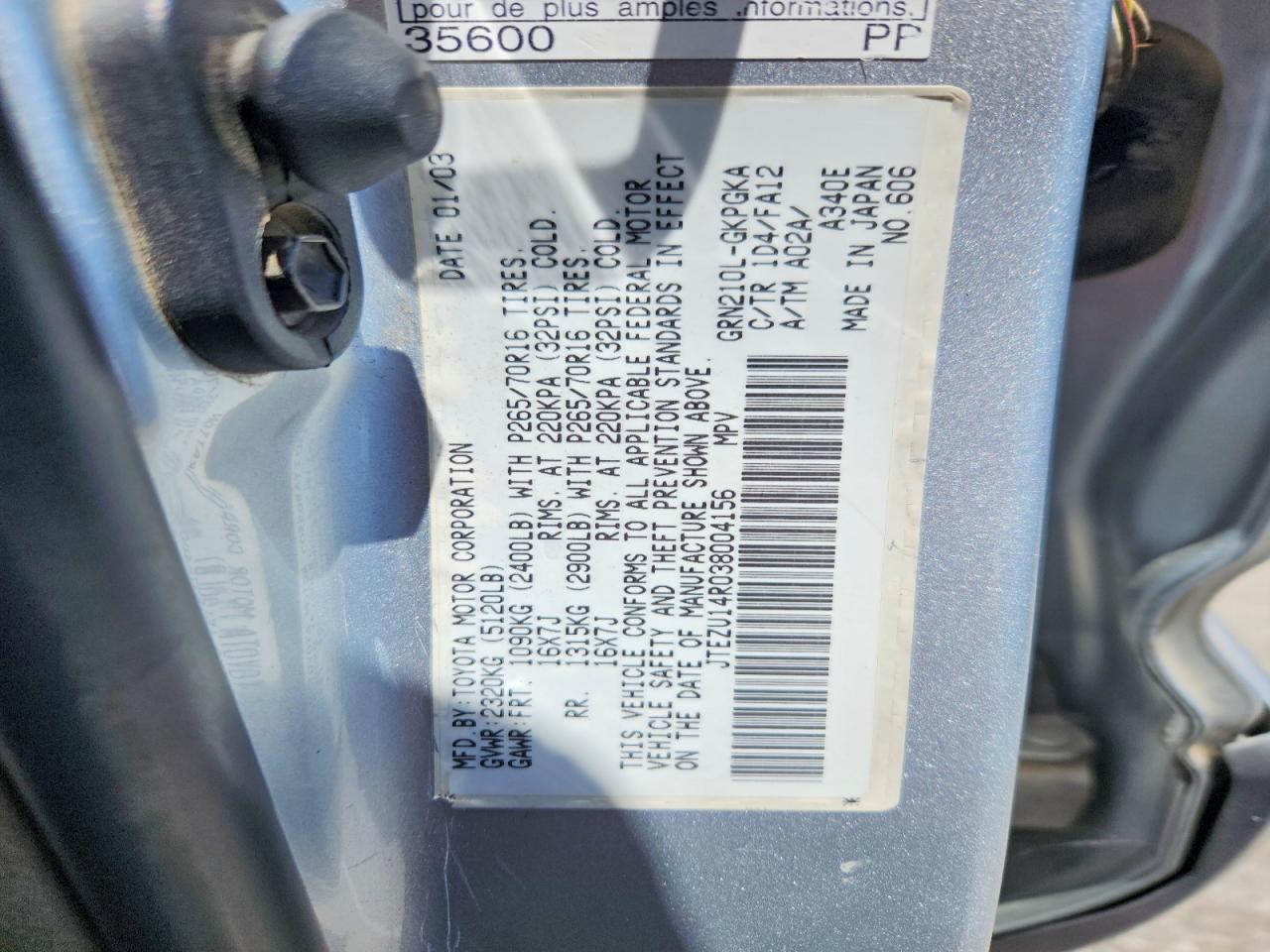 Toyota 4Runner Sr5