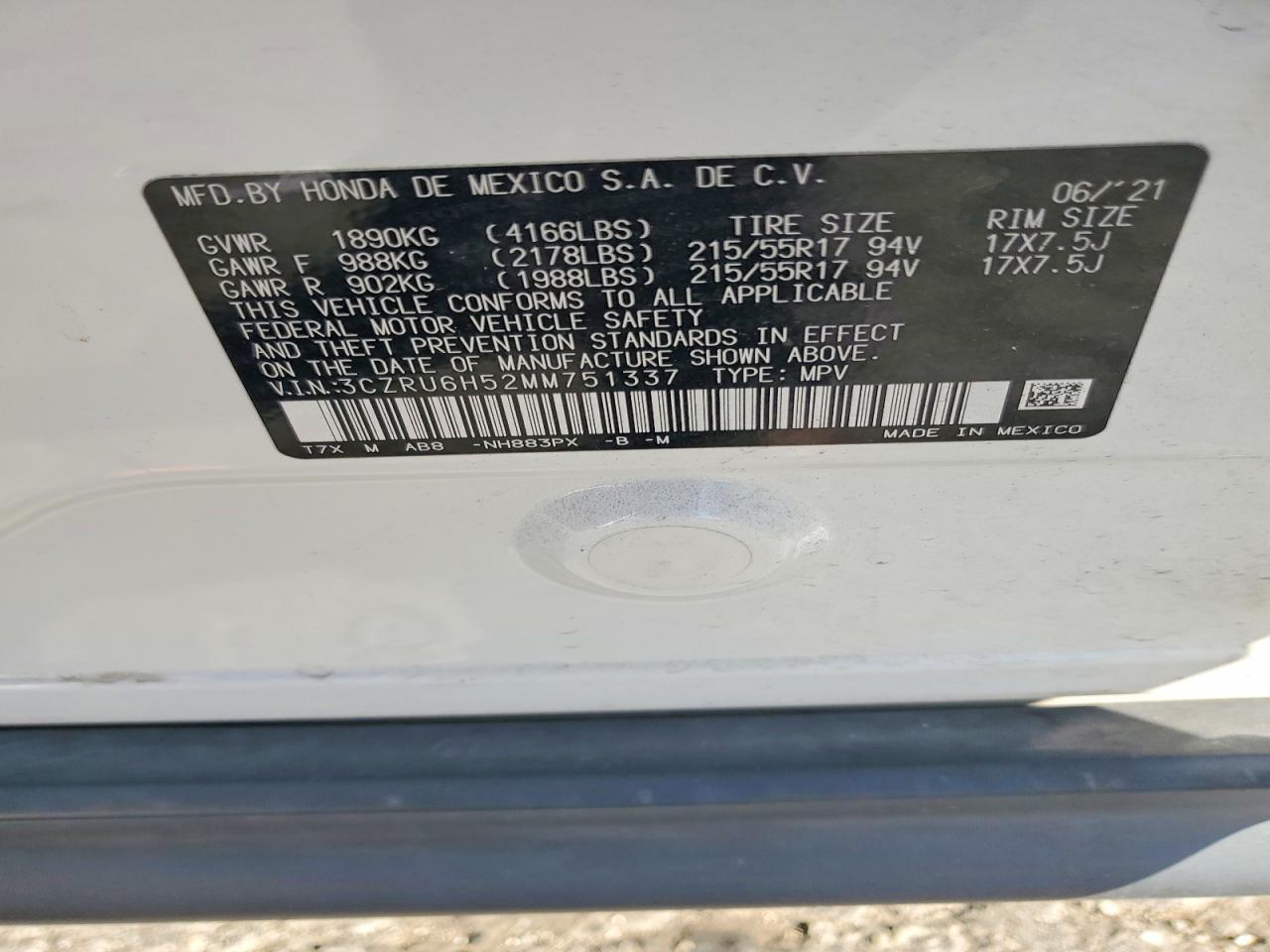 Honda HR-V Ex