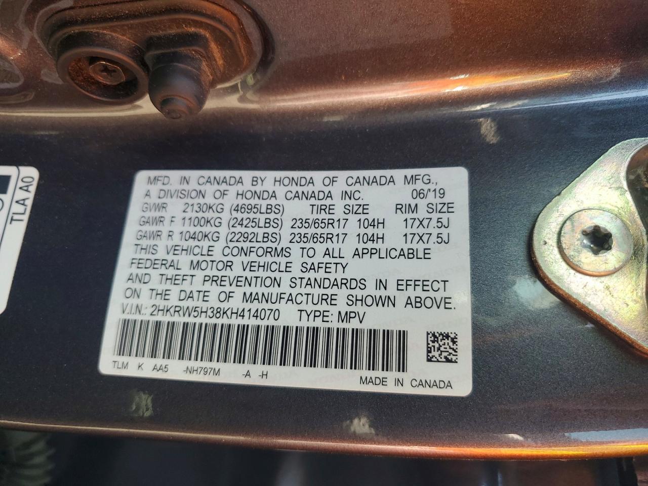 Honda Crv Lx