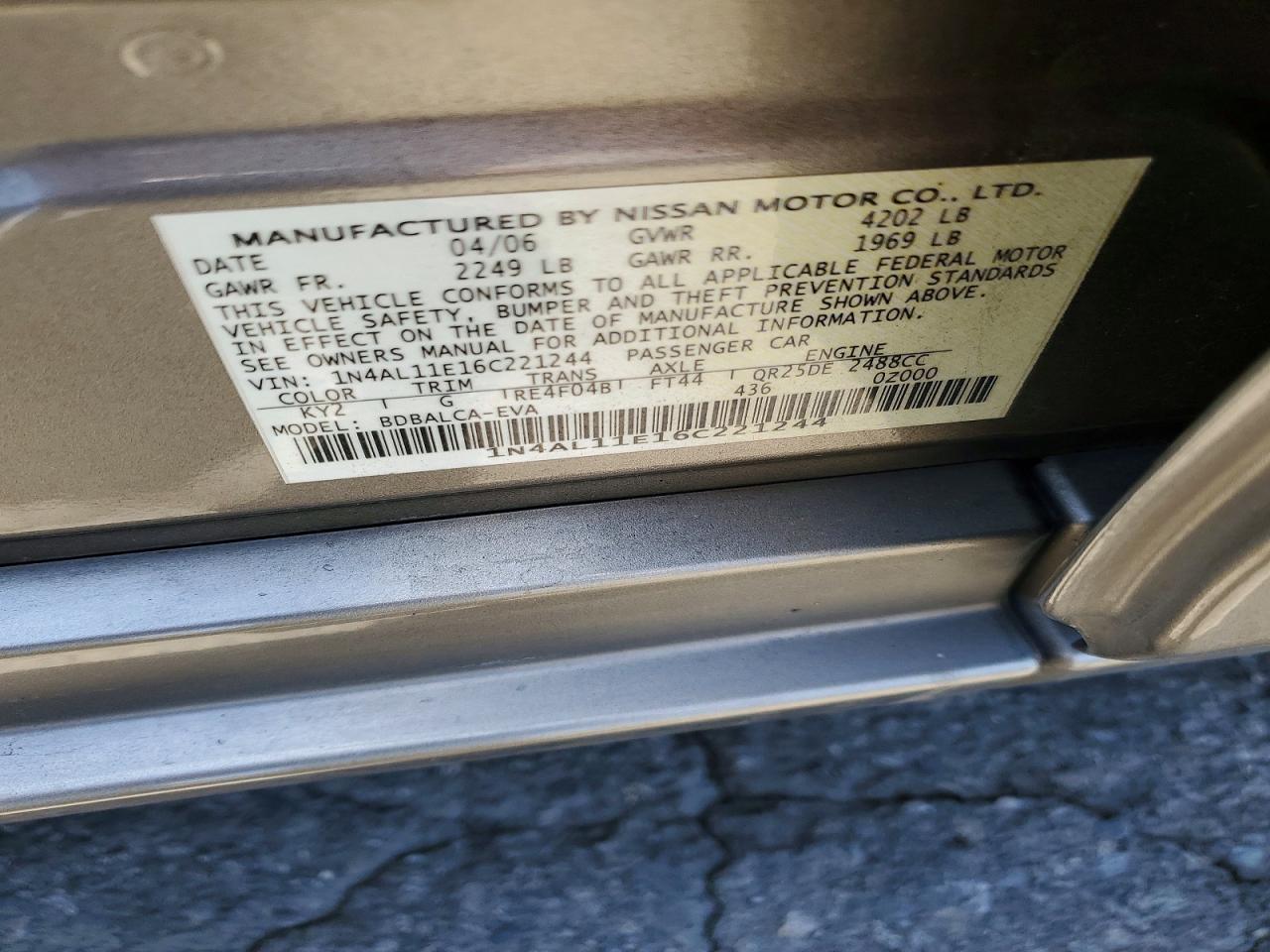 Nissan Altima 2.5 S