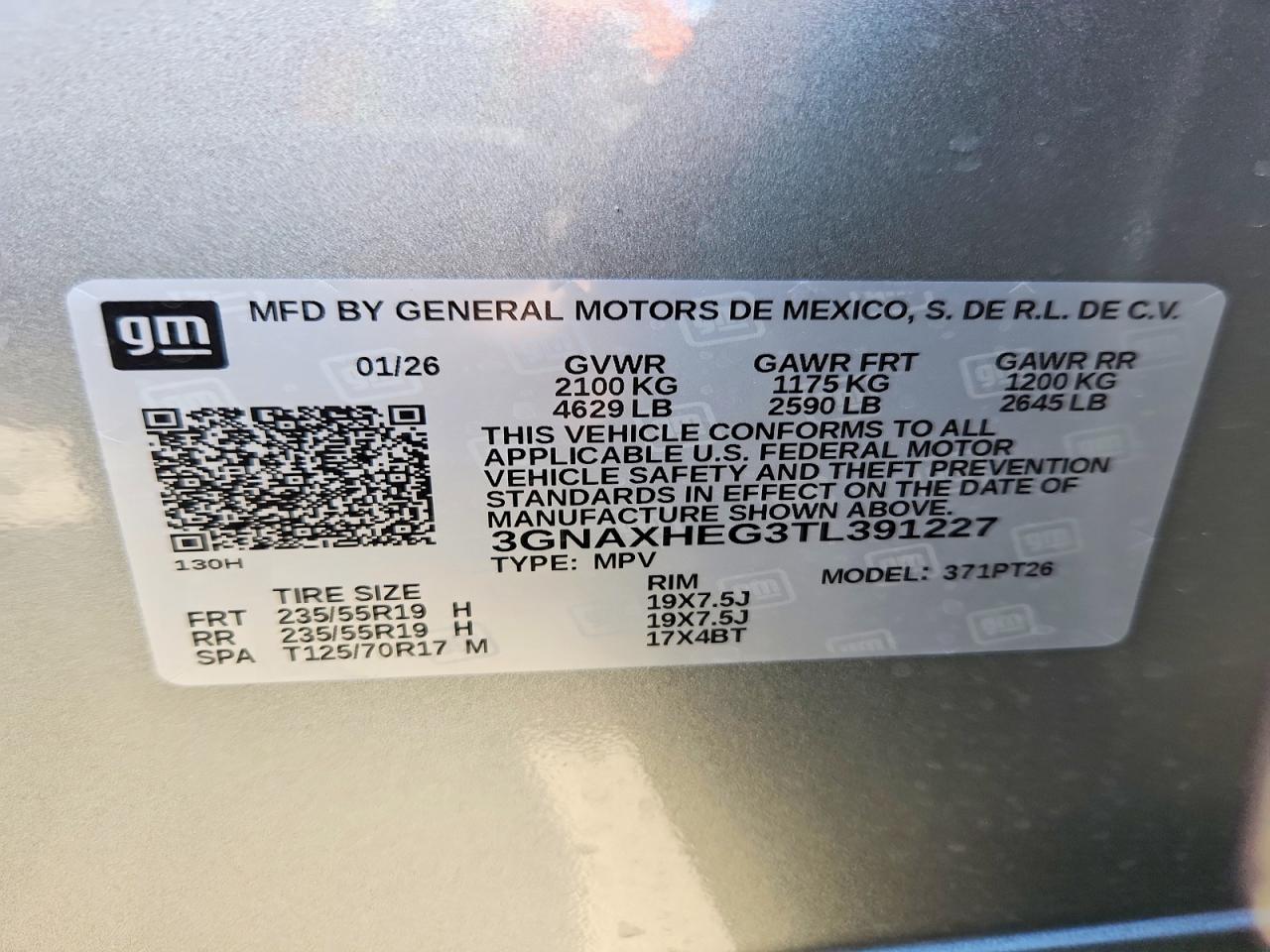 Chevrolet Equinox Lt