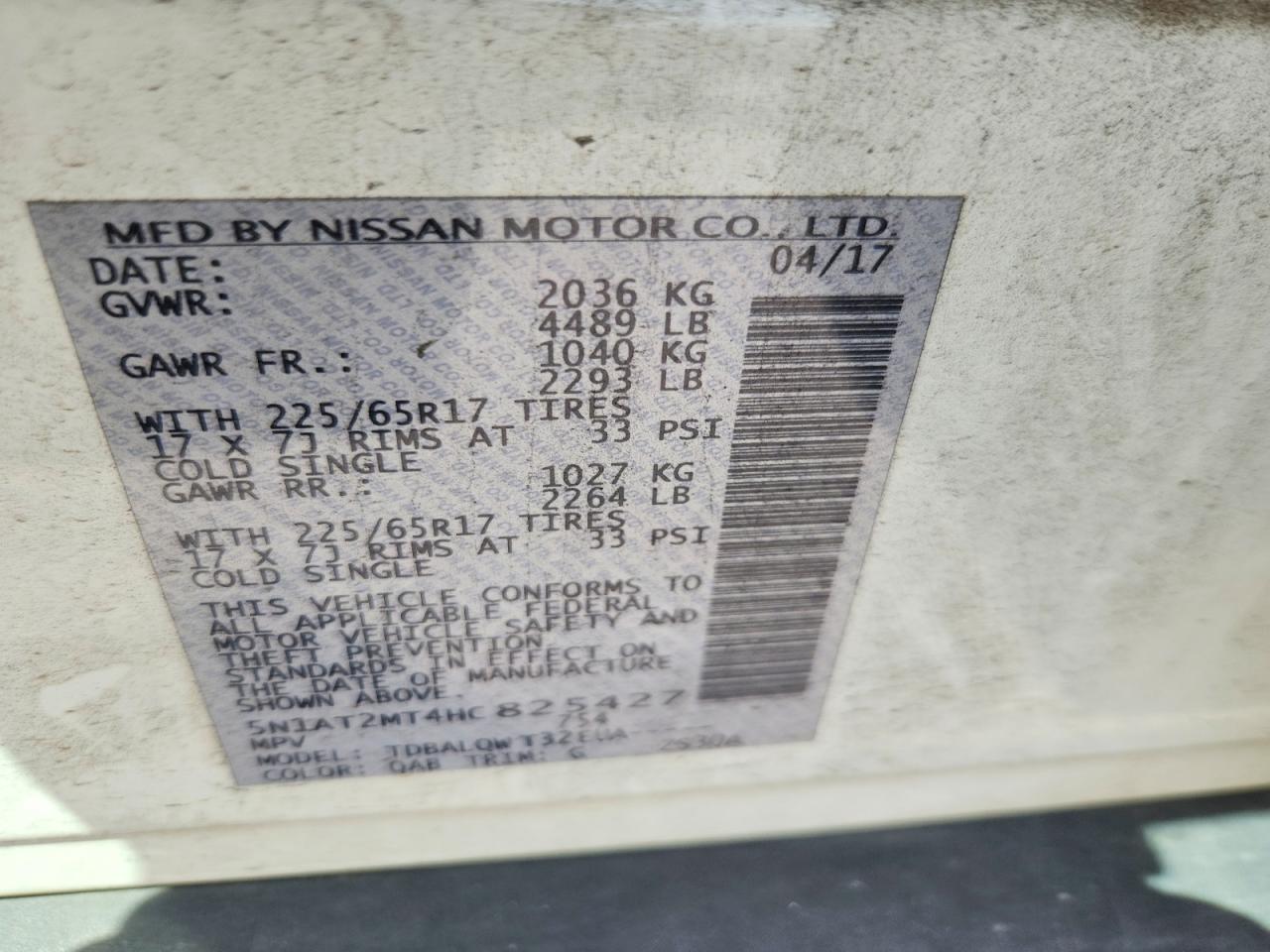 Nissan Rogue Sv