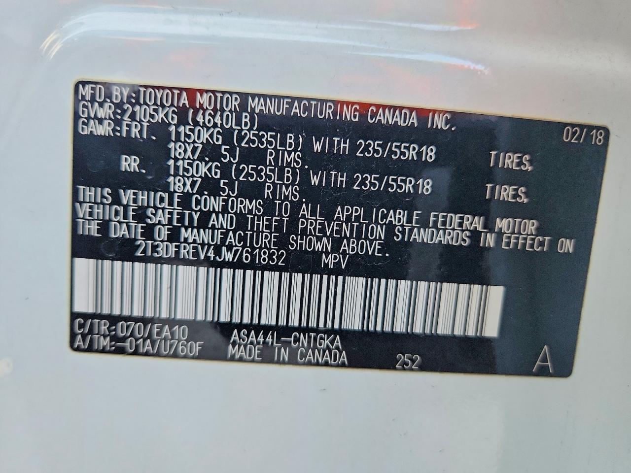Toyota RAV4 Platinum