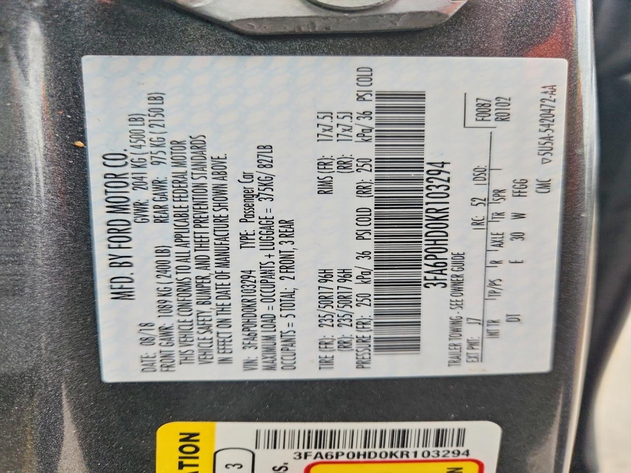Ford Fusion Se