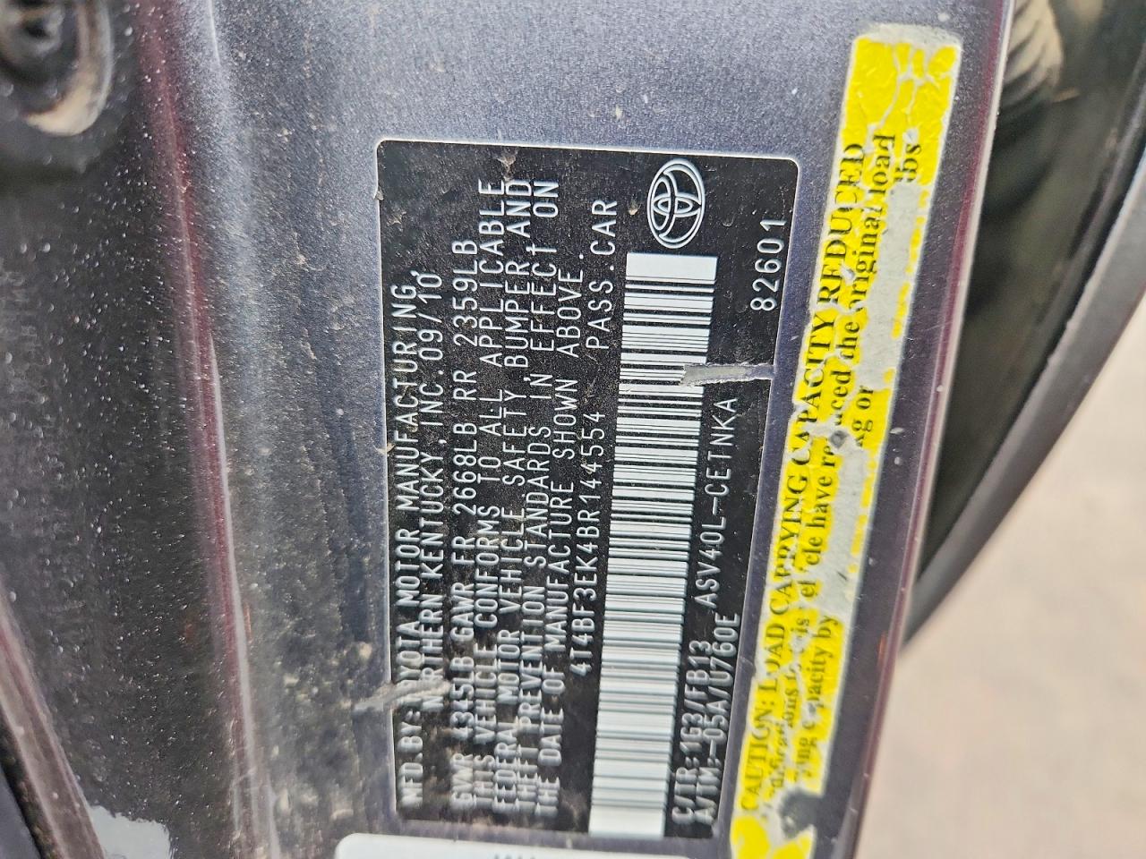 Toyota Camry Le