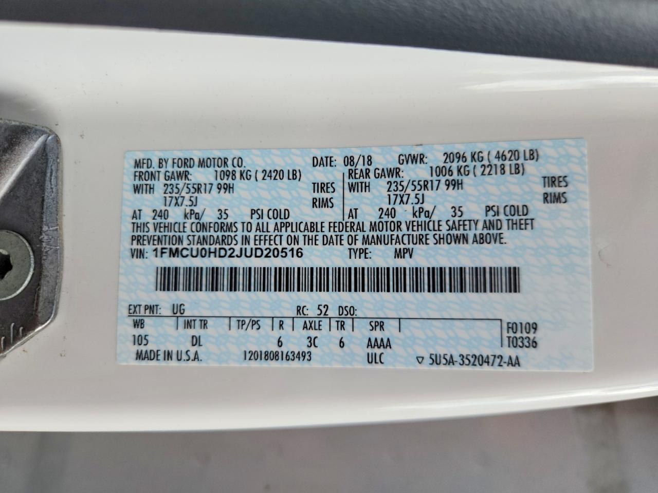 Ford Escape Sel