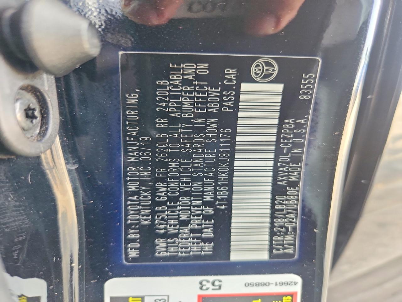 Toyota Camry Xse