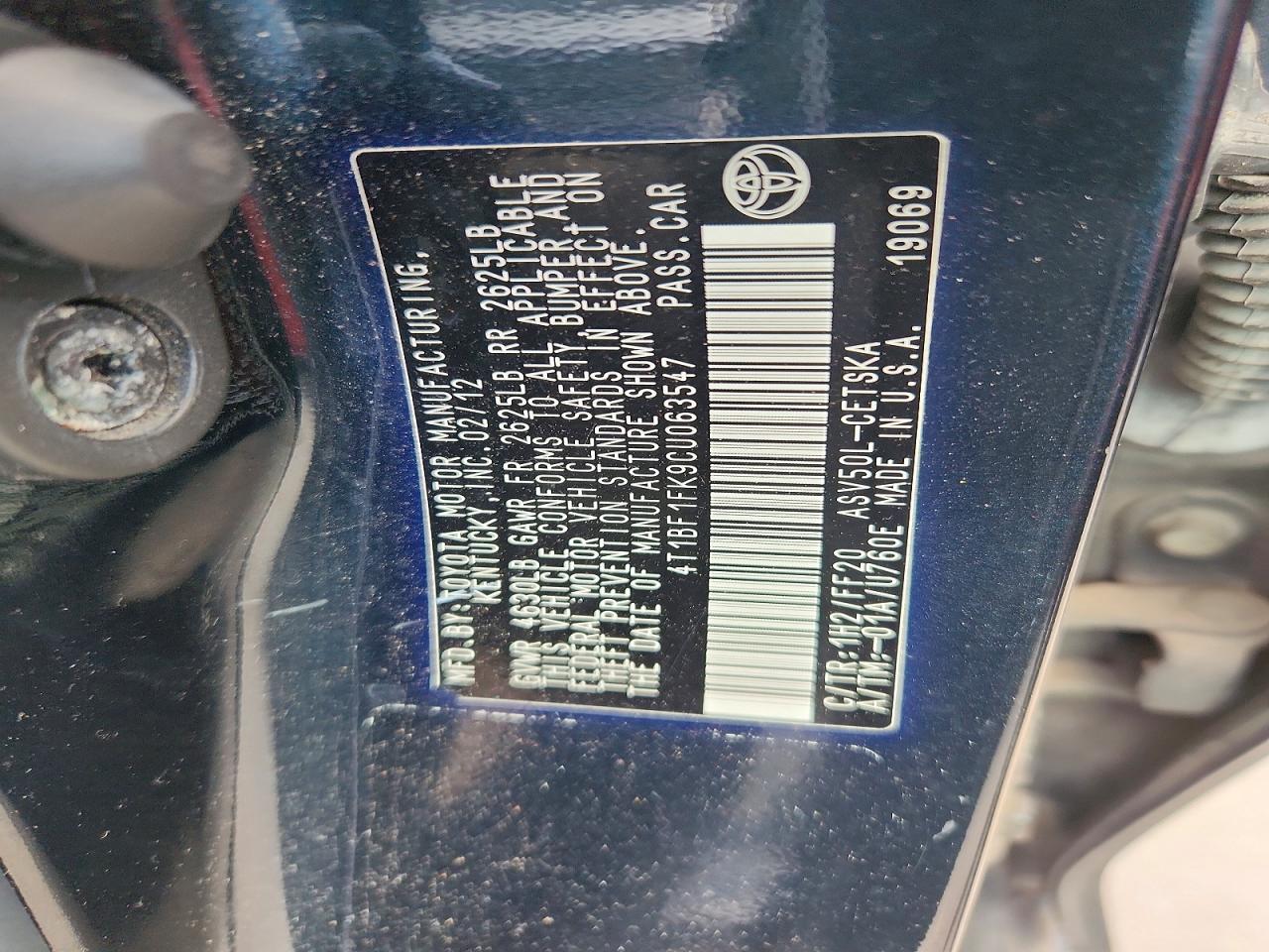 Toyota Camry Se