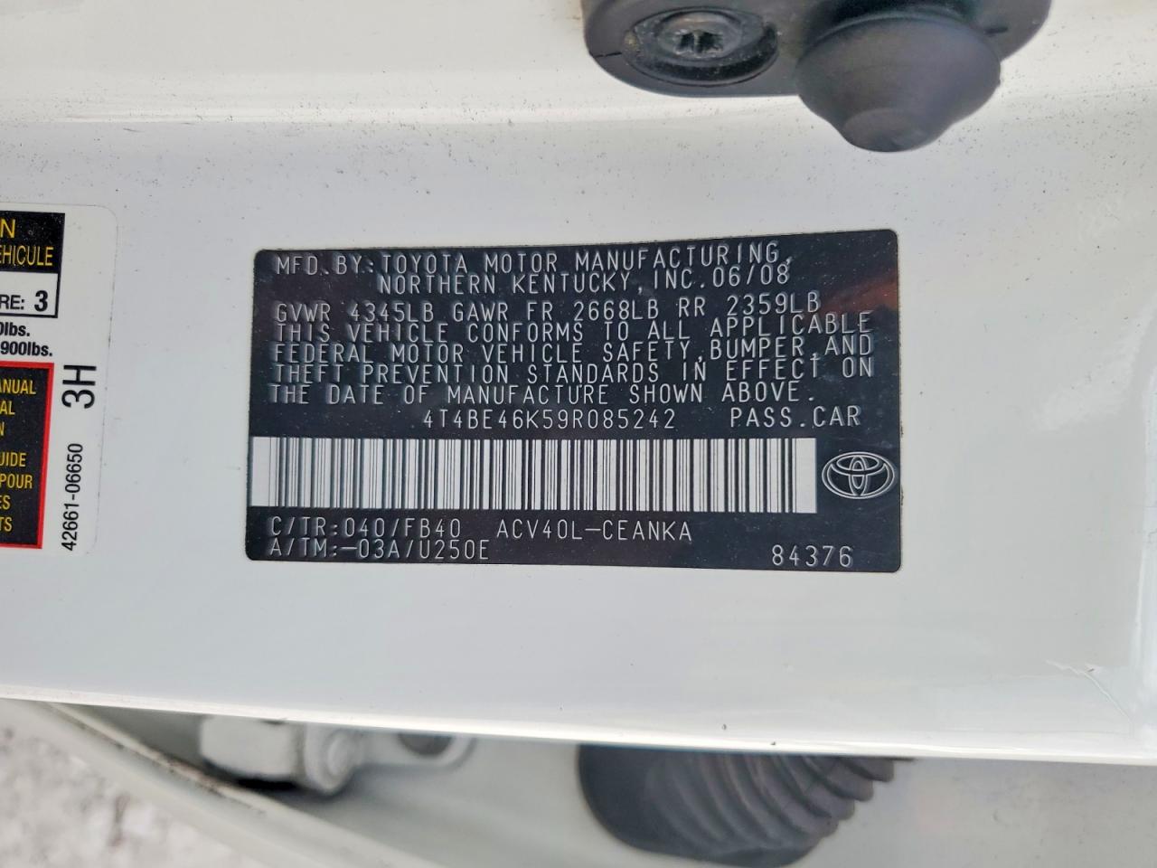Toyota Camry Le