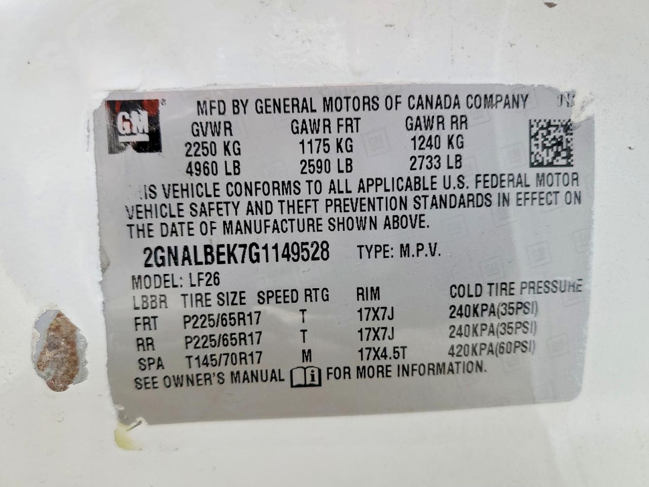 Chevrolet Equinox Ls