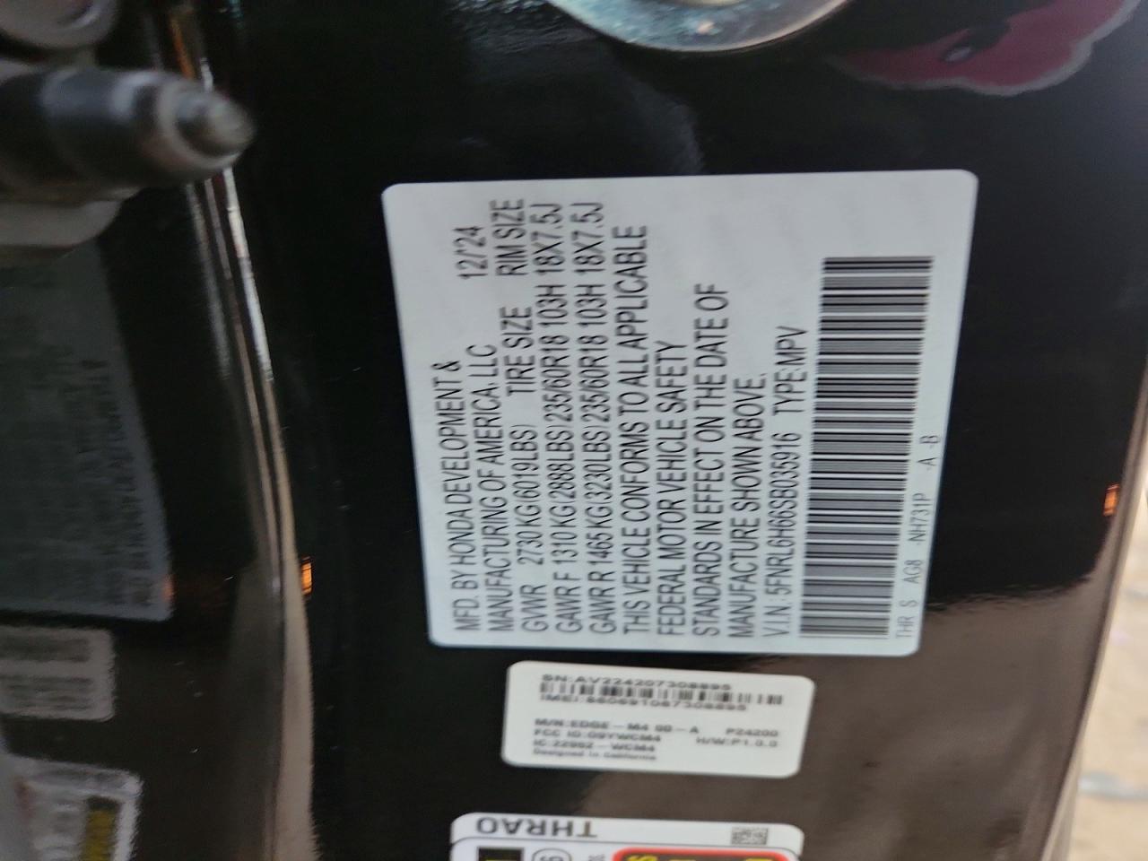 Honda Odyssey Exl