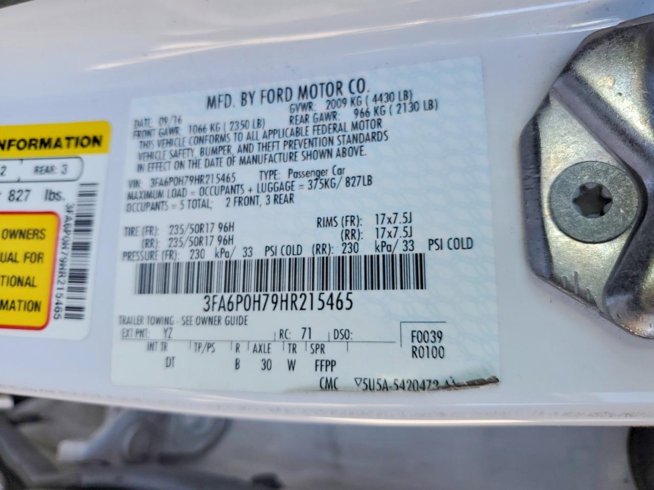 Ford Fusion Se