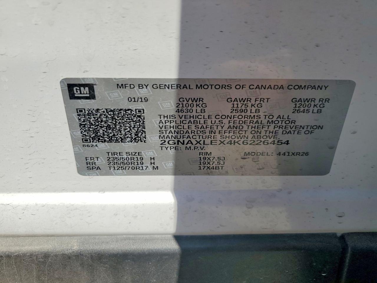 Chevrolet Equinox Lt