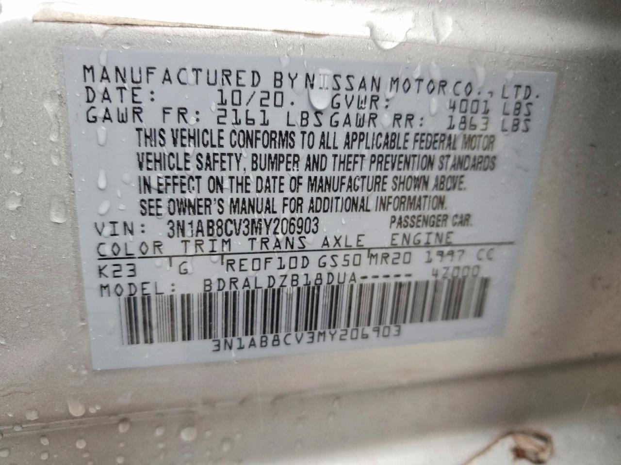 Nissan Sentra Sv