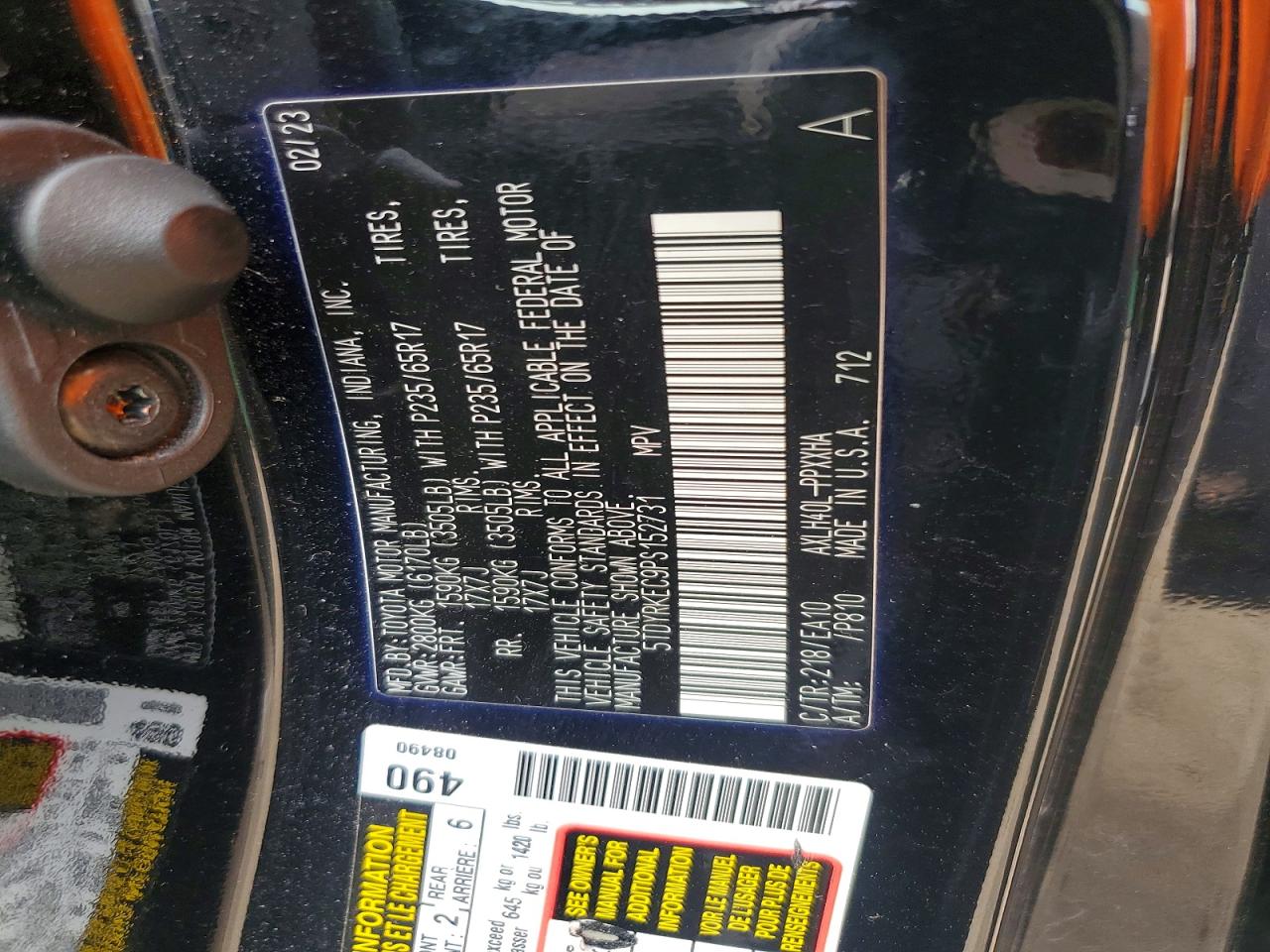 Toyota Sienna Xle