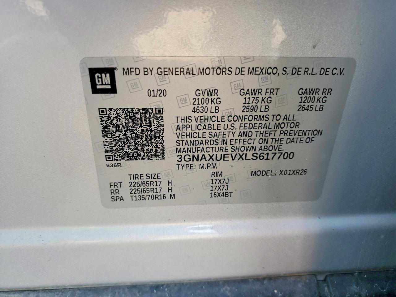 Chevrolet Equinox Lt