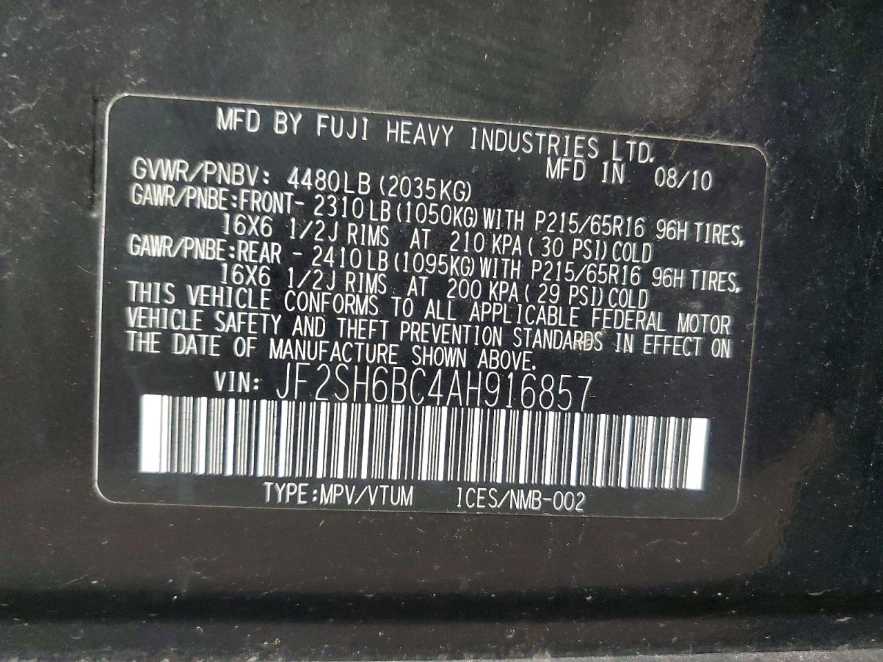 Subaru Forester Xs