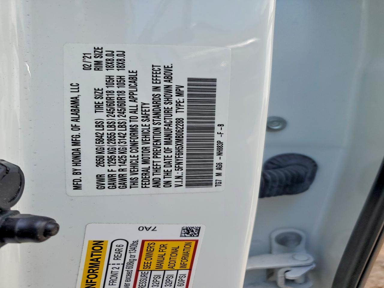 Honda Pilot Exl