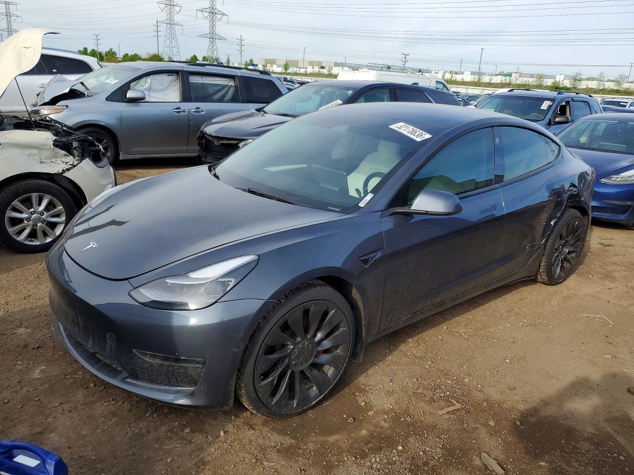 Salvage Tesla Model 3 Image