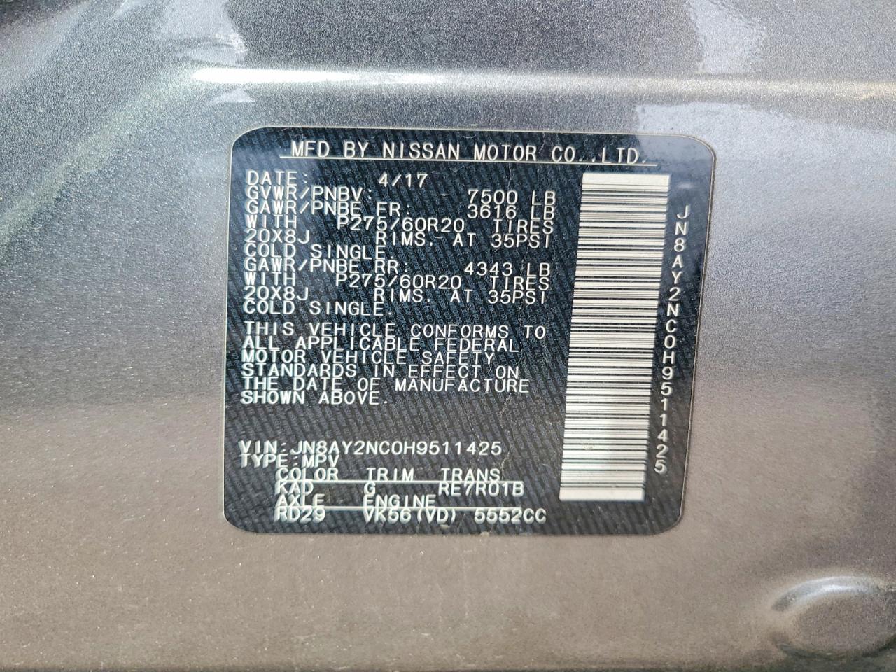Nissan Armada Sl