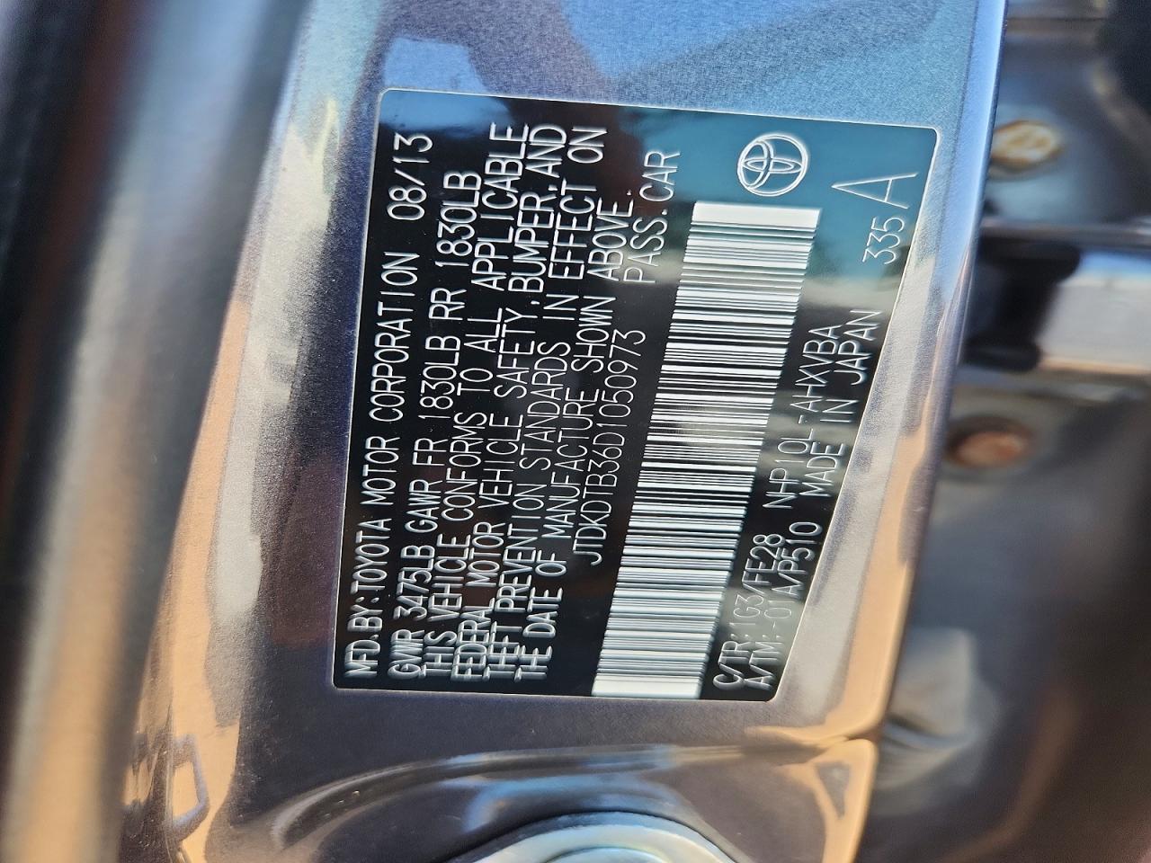 Toyota Prius c One
