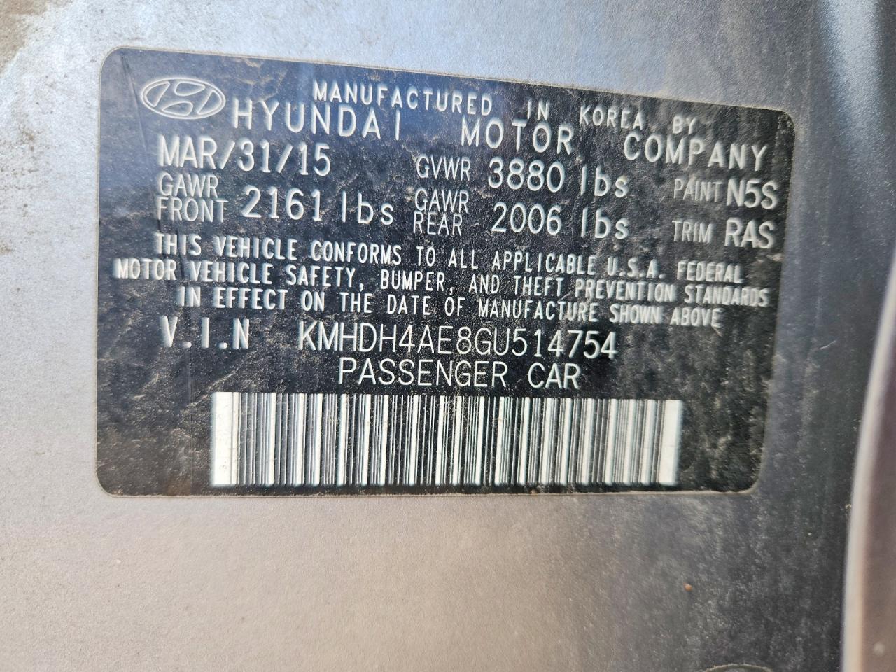 Hyundai ELANTRA Se