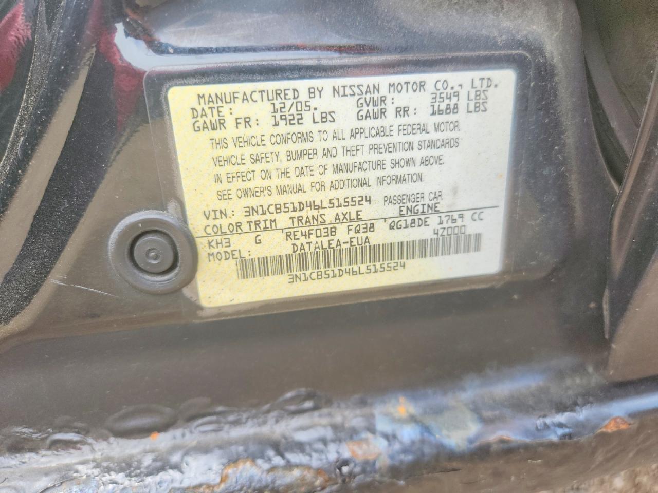 Nissan Sentra 1.8