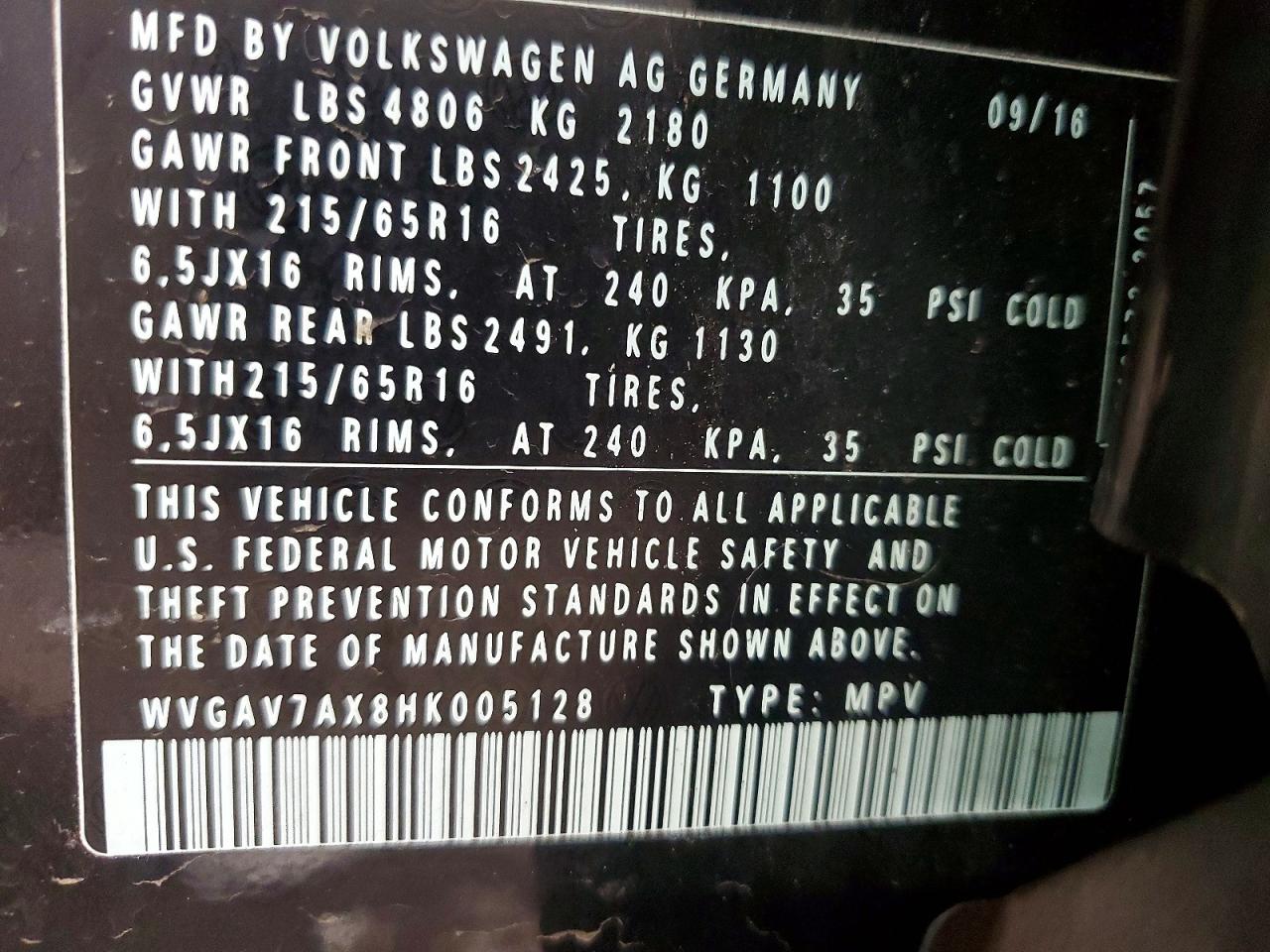Volkswagen Tiguan S