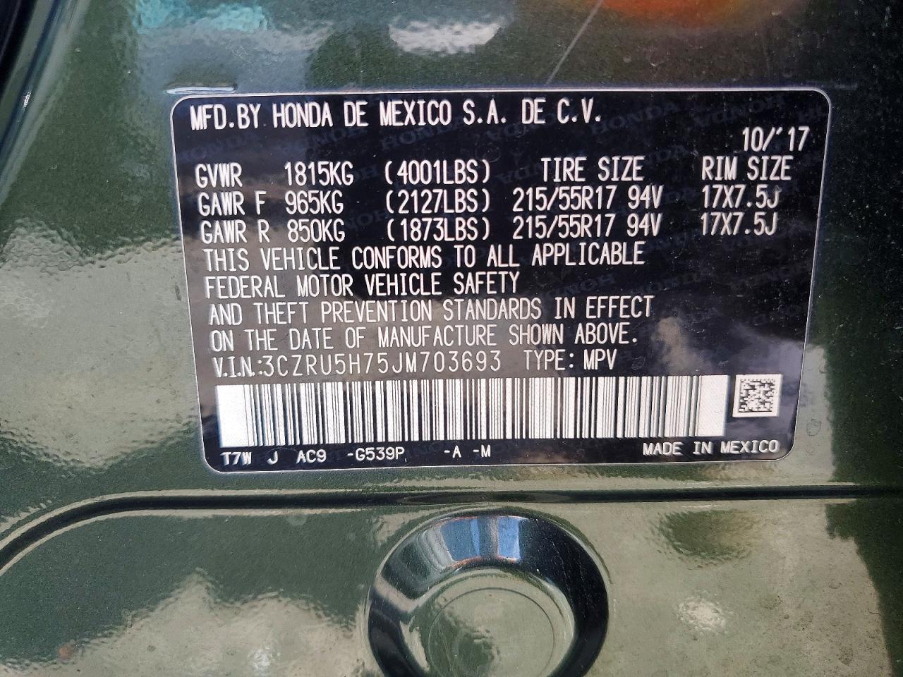 Honda HR-V Exl