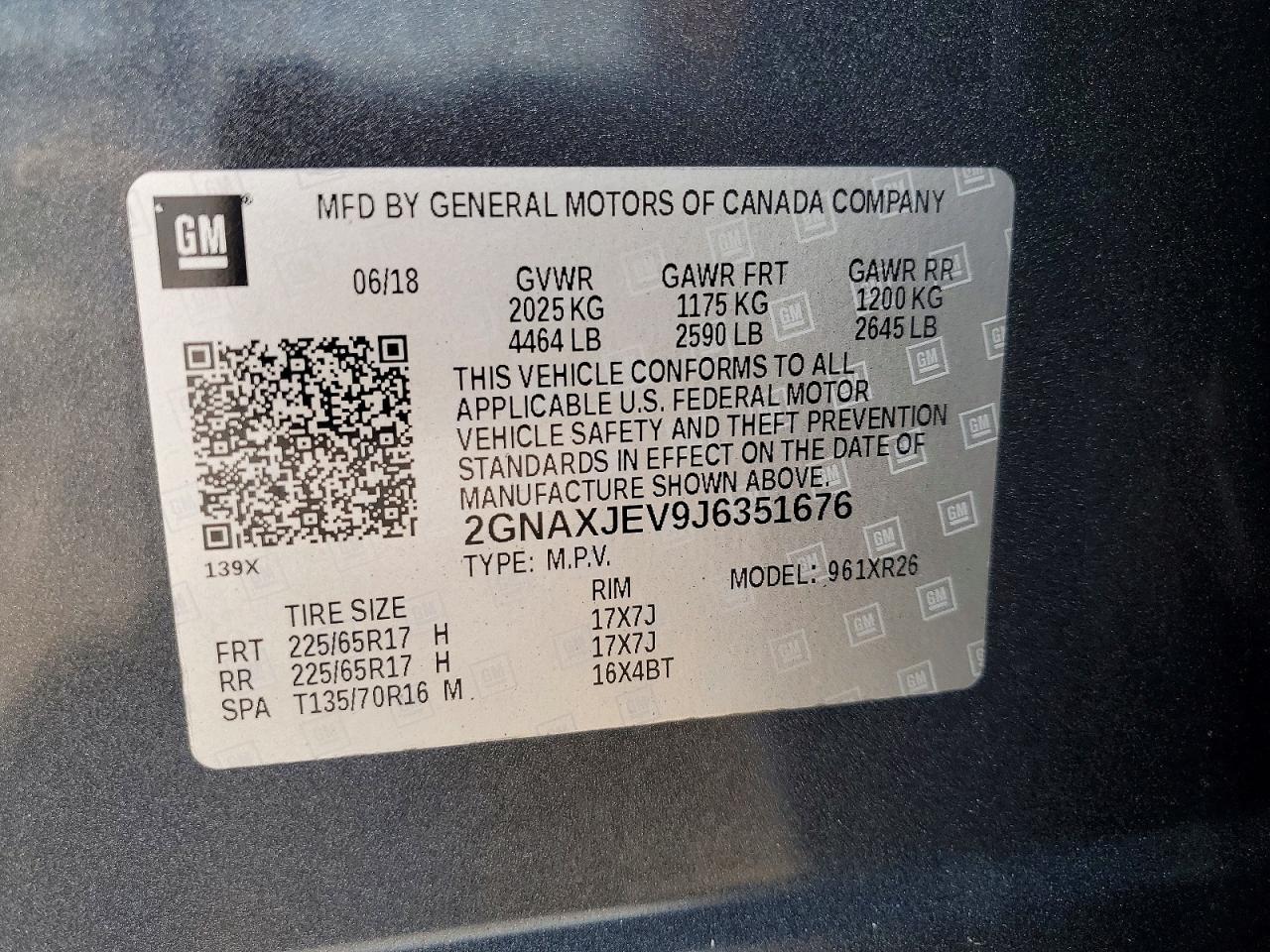 Chevrolet Equinox Lt