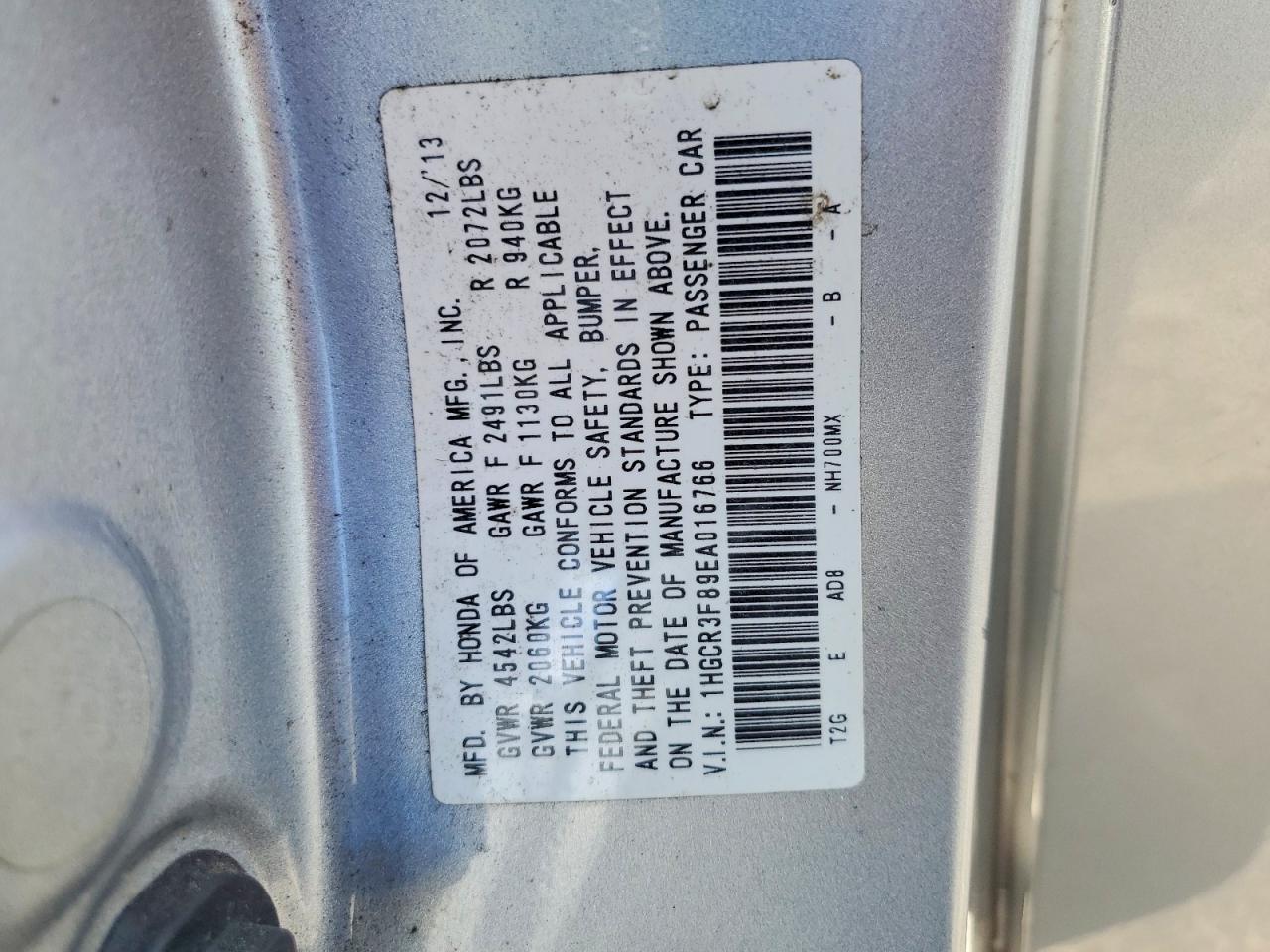 Honda Accord Exl