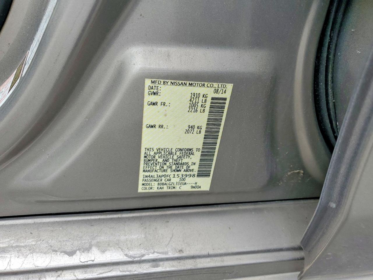 Nissan Altima 2.5 S