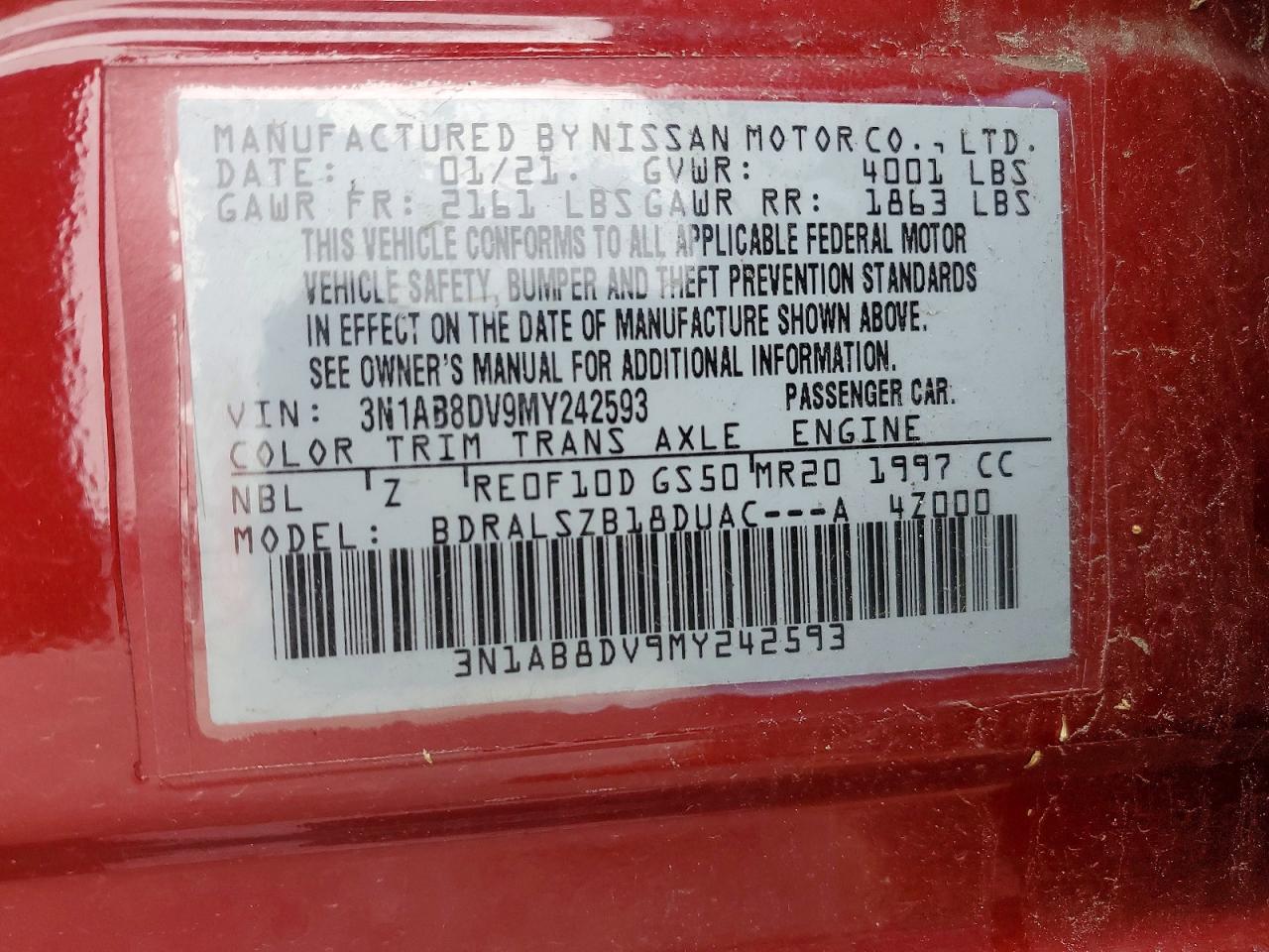 Nissan Sentra Sr