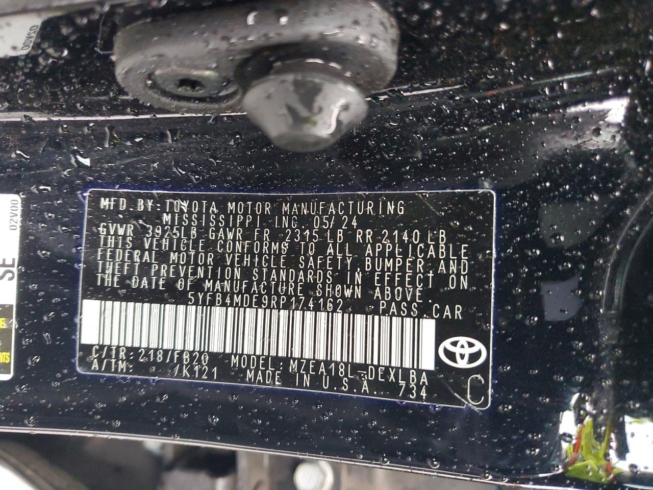 Toyota Corolla Le