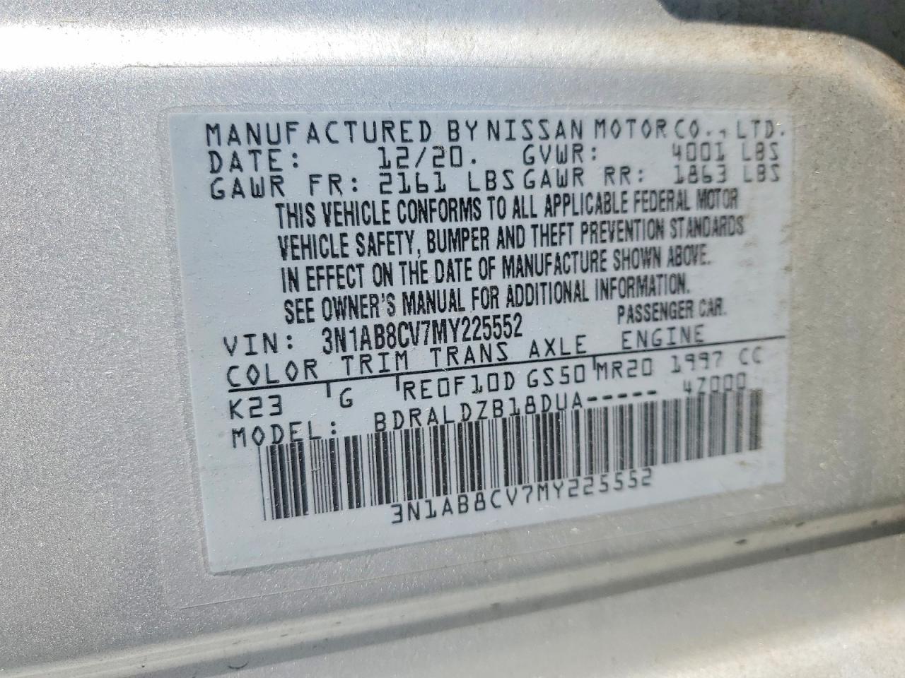 Nissan Sentra Sv