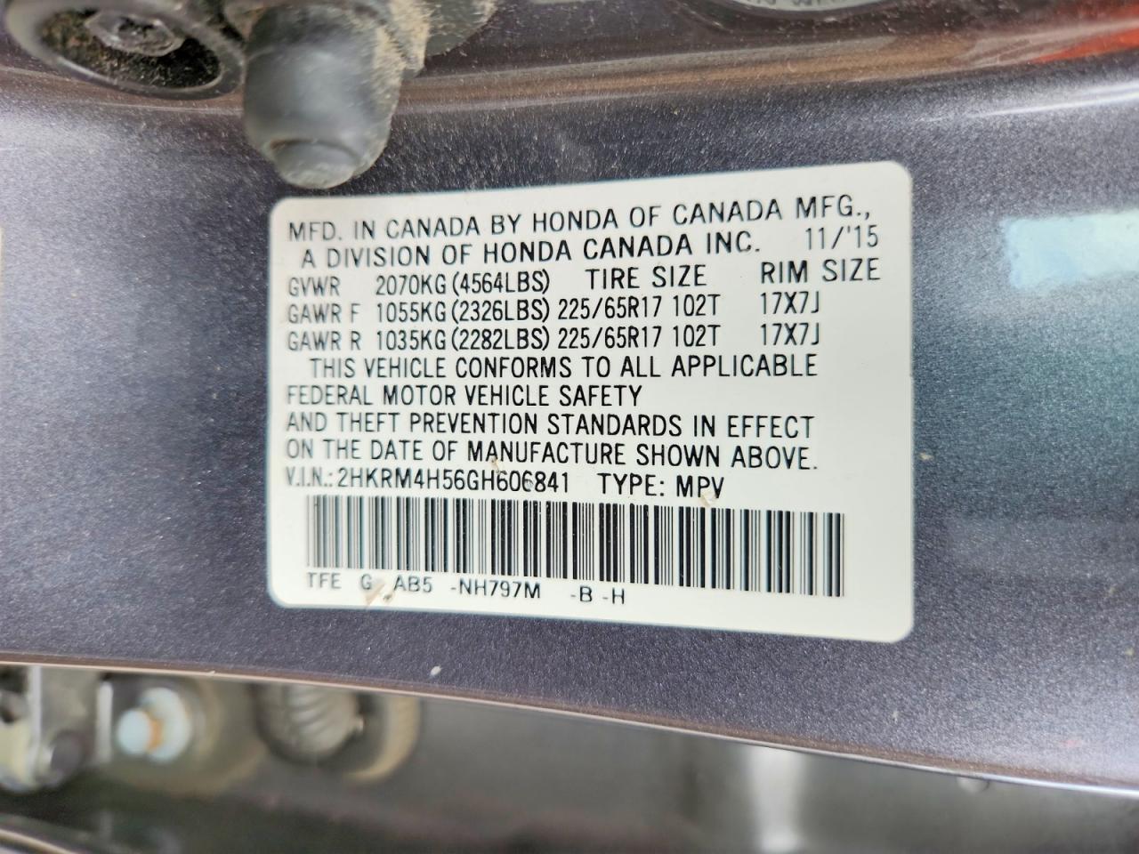 Honda Crv Ex
