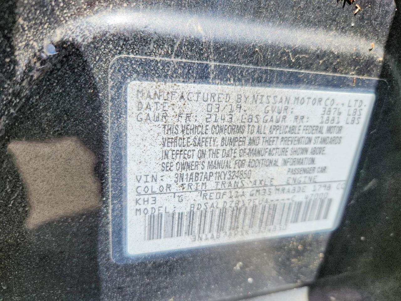Nissan Sentra Sv