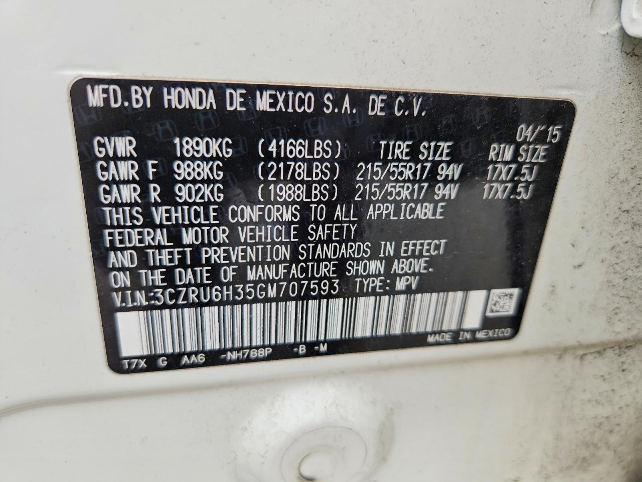 Honda HR-V Lx