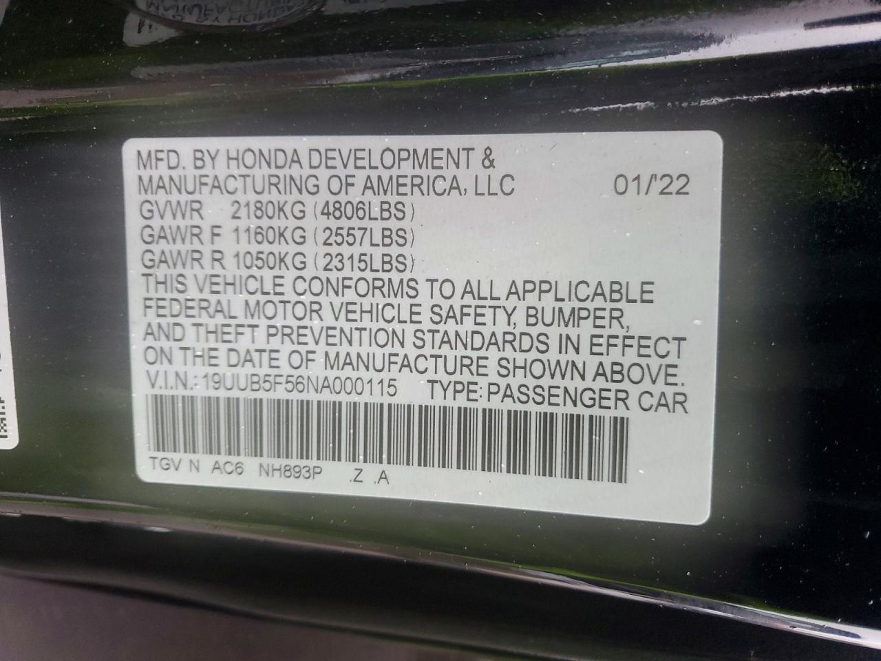Acura TLX Tech A