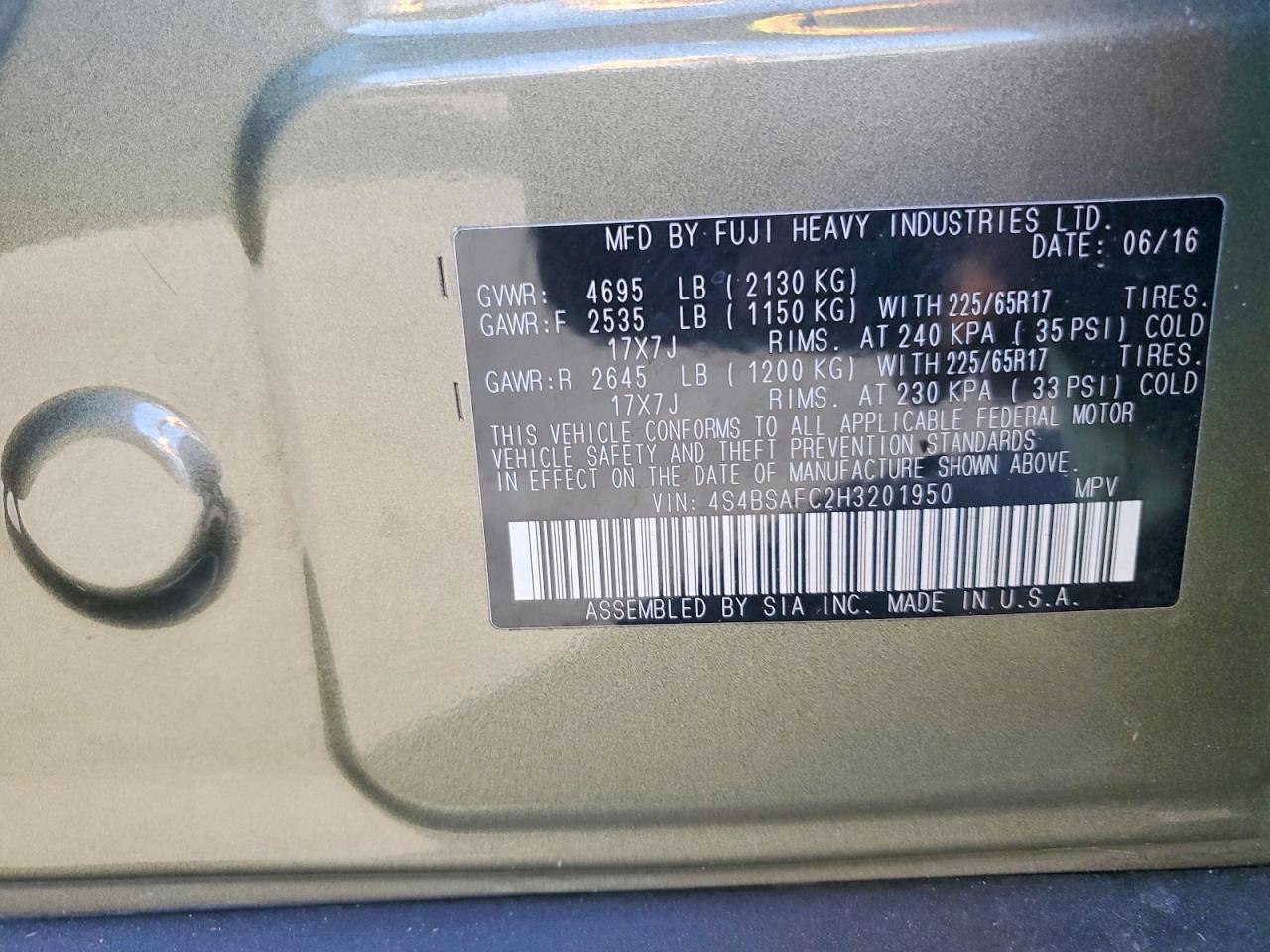 Subaru Outback 2.5i Premium