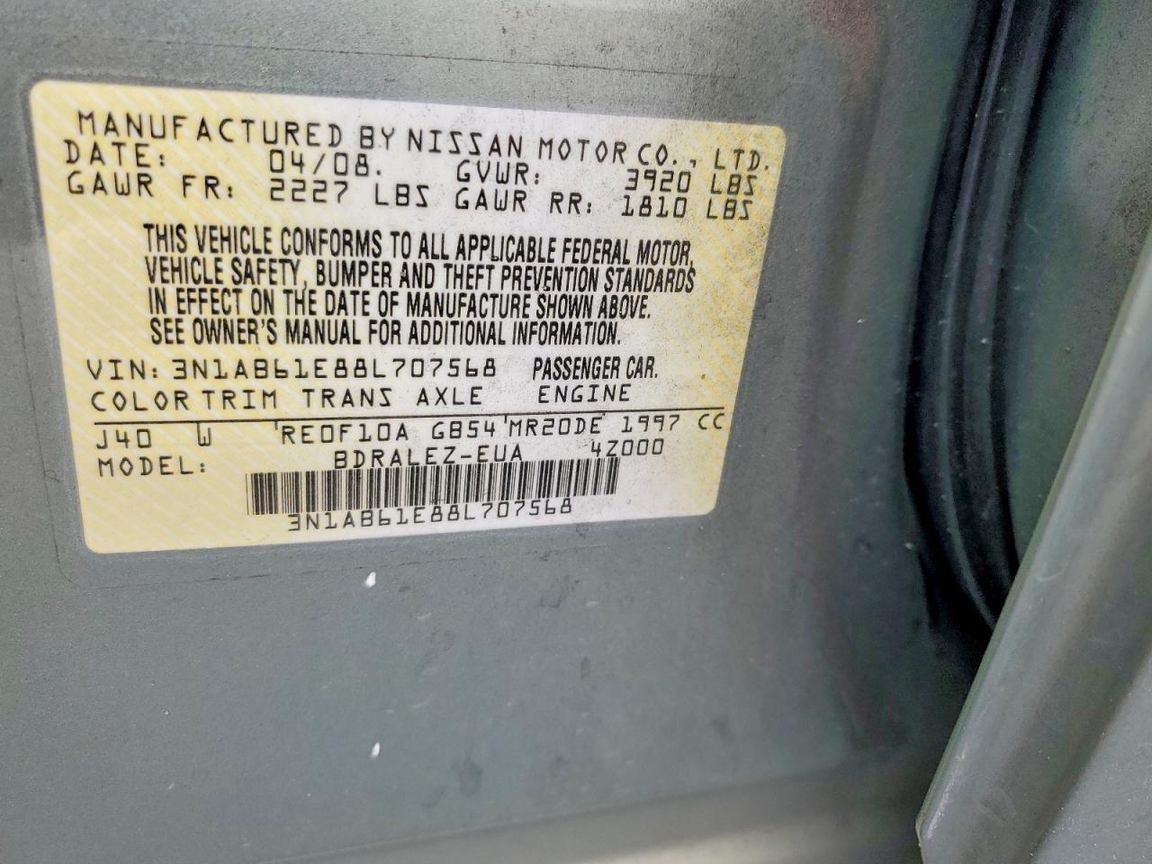 Nissan Sentra 2.0