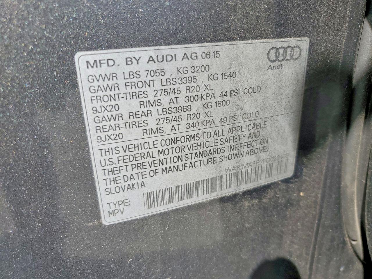 Audi Q7 Tdi Premium Plus