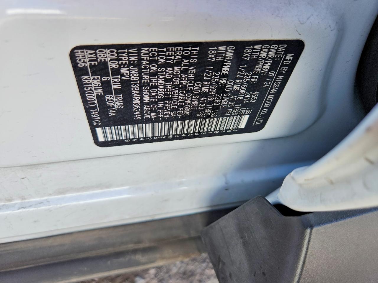 Nissan Rogue Sv
