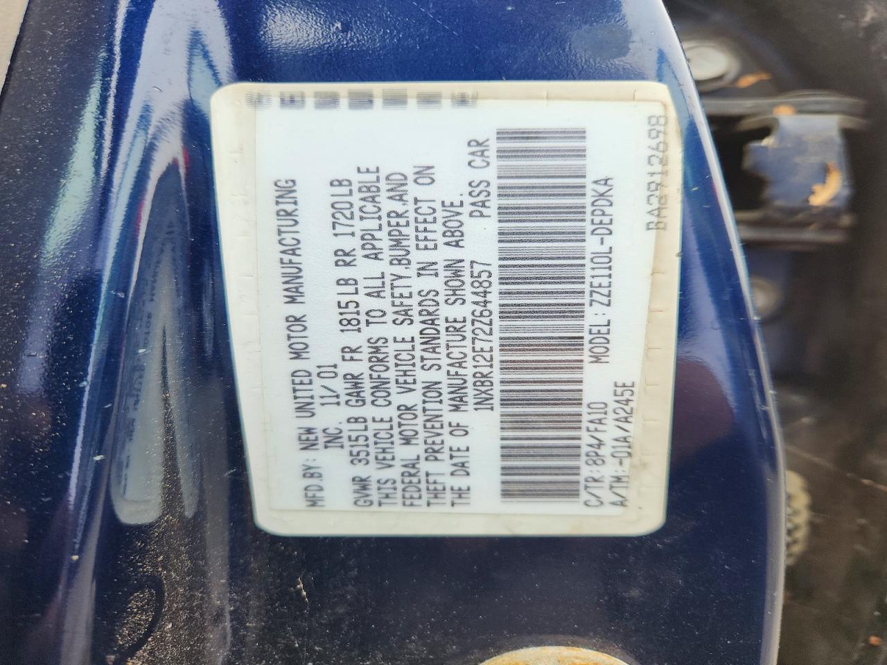 Toyota Corolla Le