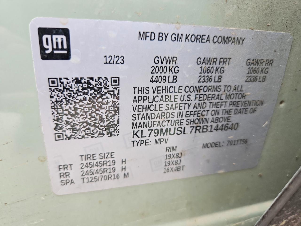 Chevrolet Trailblaze Rs