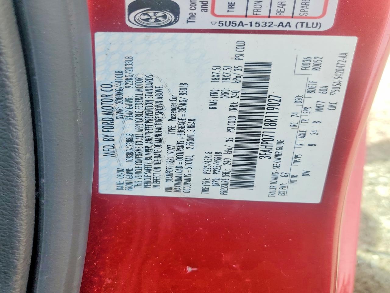 Ford Fusion Se