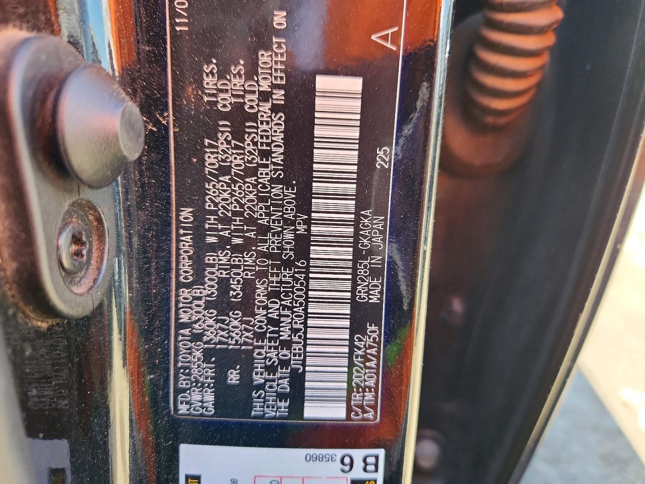 Toyota 4Runner Sr5